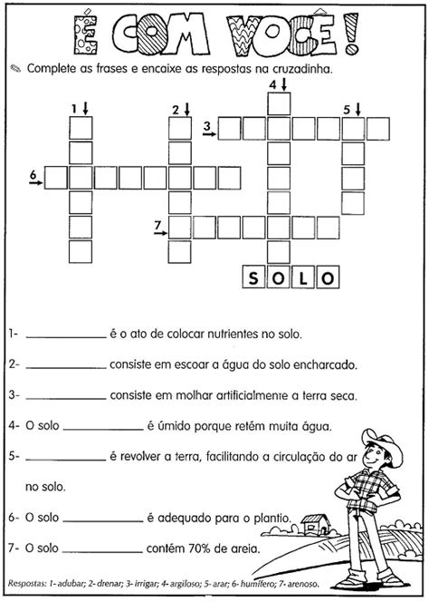 Atividades Sobre O Solo Para Imprimir - Professora Indira: ATIVIDADES SOBRE SOLO