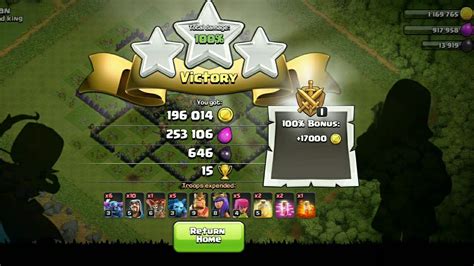 Clash Of Clansbest Attack3 Stars Youtube