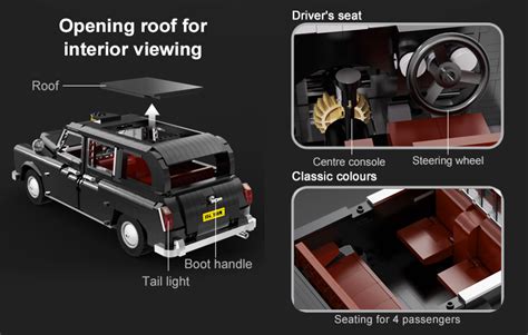 FX4 London Taxi CaDA Bricks