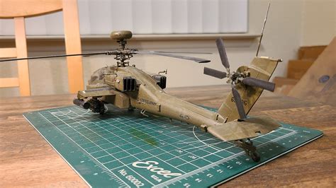 AH 64D Apache Longbow Plastic Model Helicopter Kit 1 48 Scale