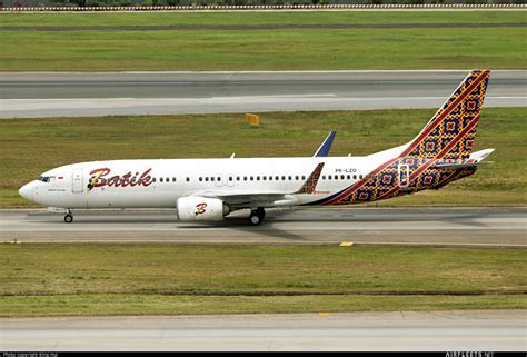 Batik Air Boeing 737 NG Max PK LZO Photo 97855 Airfleets Aviation