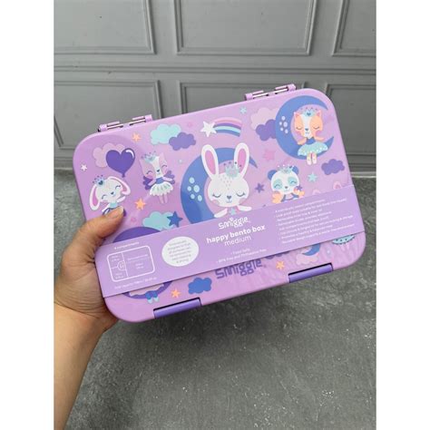 Jual Smiggle Round About Bento Medium Rabbit Lilac Kotak Bekal