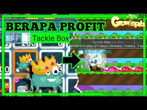 Berapa Profit 20 Ribu Tackle Box Growtopia Indonesia YouTube