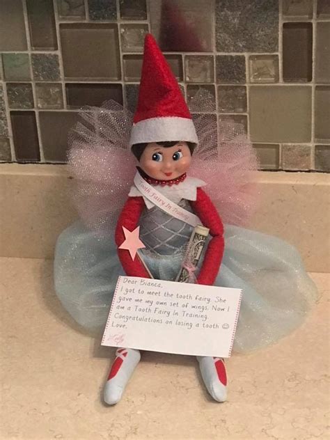 Tooth Fairy Elf Elf On The Shelf Elf On The Shelf Tooth Fairy