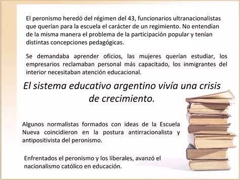 El Peronismo Y La Educaci N Ppt