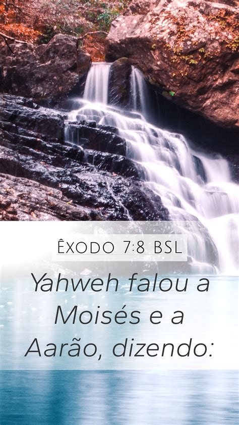 Êxodo 7 8 BSL Mobile Phone Wallpaper Yahweh falou a Moisés e a Aarão