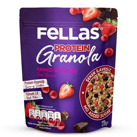 Fellas K Rm Z Meyve Ve Kakaolu Protein Granola G Migros