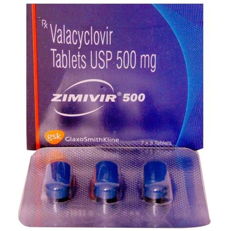 Valcivir 500 Mg Tablets Valavyclovir Tablet At Rs 136 Strip