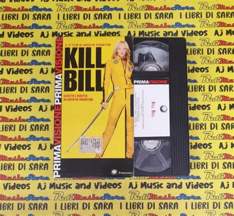 VHS FILM KILL BILL Quentin Tarantino Uma Thurman PANORAMA PRIMA F135