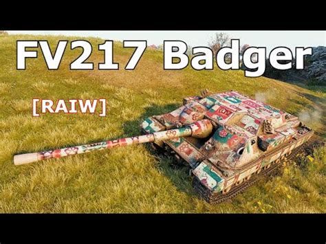 World Of Tanks FV217 Badger 6 Kills 10 9K Damage YouTube