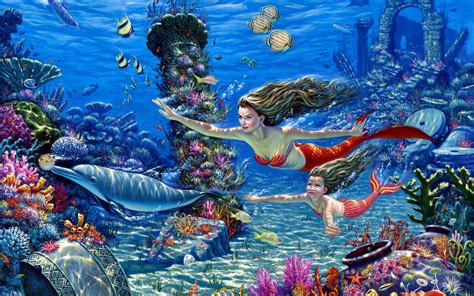 Mermaids Wallpaper: mermaids | Fotos de sirena, Imagenes de sirenas ...