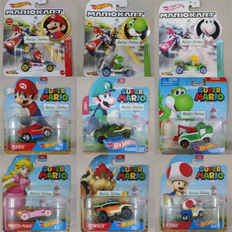 Hotwheels Hot Wheels Mariokart Mario Circuit Special Mario Kart Super Mario Bros Yoshi B Dasher