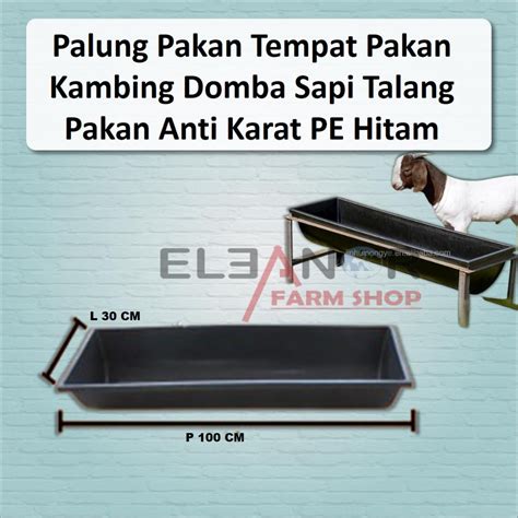 Jual Tempat Pakan Kambing Domba Besar Sapi Palung Pakan Talang Pakan