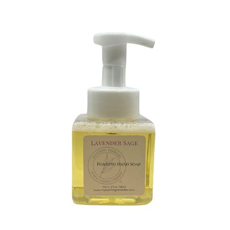 Lavender Sage Foaming Hand Soap Soothing Remedies Soap And Candle Company