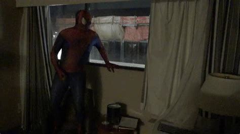 Spiderman Jerking Off Watching Construction Workers From His Hotel Window Xxx Videos Porno