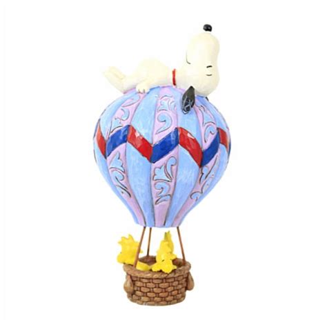 Jim Shore Reaching New Heights Polyresin Snoopy Hot Air Balloon 6011960