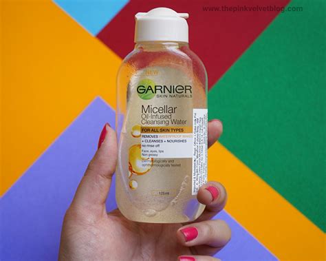 Garnier Micellar Oil Infused Cleansing Water Review The Pink Velvet Blog