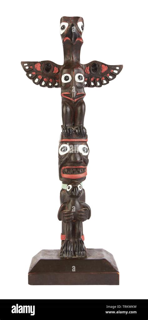 Totem Pole Cut Out Stock Images Pictures Alamy