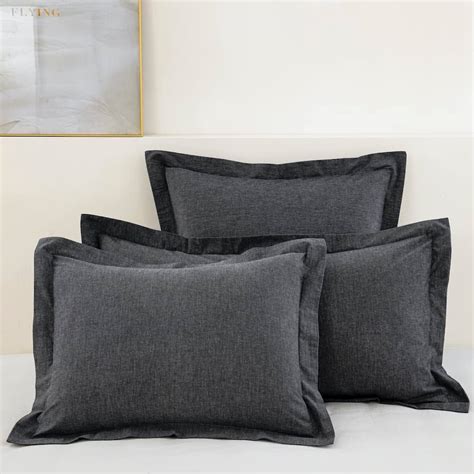 Chambray Pillow Shams Atelier Yuwa Ciao Jp