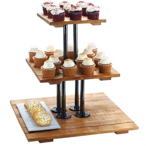 3 Tier Rustic Display Stand Rebel Party Rentals