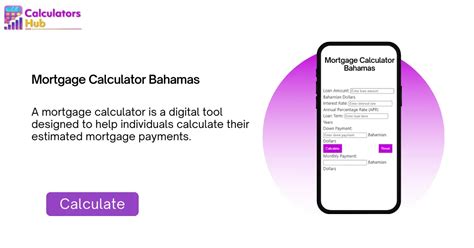 Calculadora De Hipotecas Bahamas En L Nea Calculatorshub