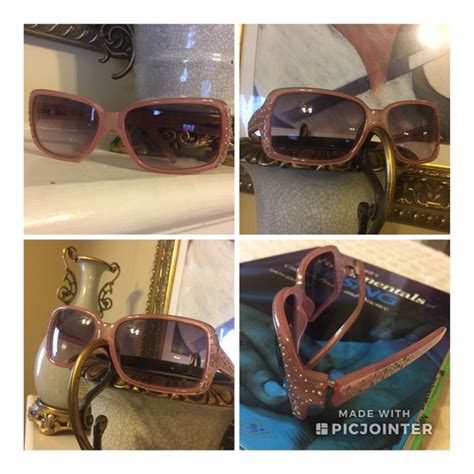 Fossil Accessories Preowned Fossil Sunglasses With Side Rhinestones Poshmark