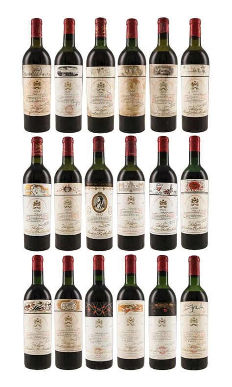 Mouton Rothschild Vertical 1973 2016 Hedonism Wines