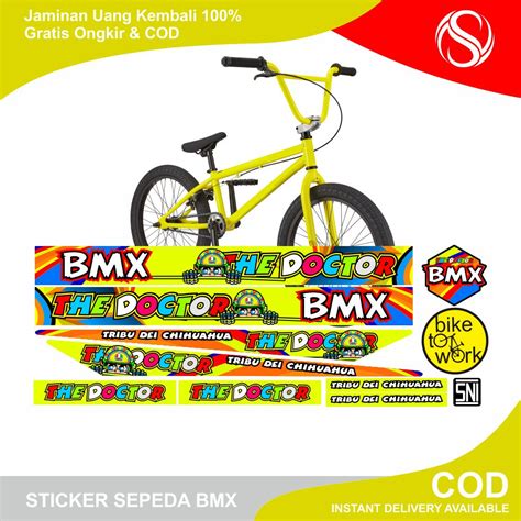 Jual Sticker Variasi Sepeda Bmx Universal Stiker Set Sepeda Bmx