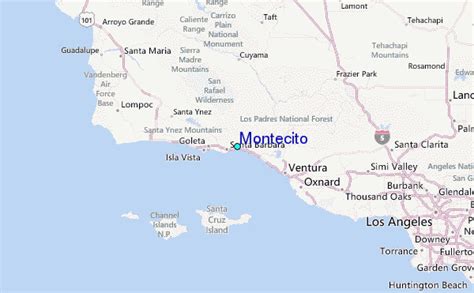 Montecito Tide Station Location Guide