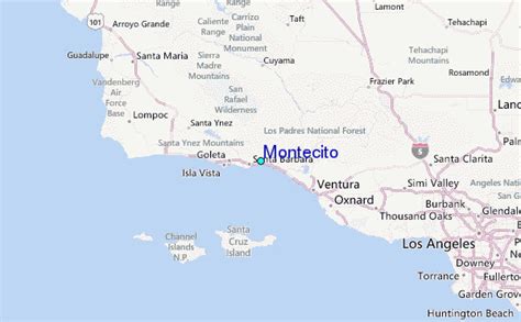 Montecito Tide Station Location Guide