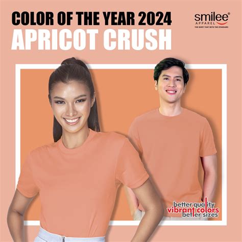 Color Of The Year 2024 Apricot Crush Smilee Color Milkshake Shopee Philippines