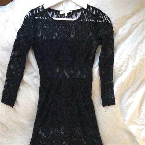 Alexis Marisol Sheer Lace Long Sleeve Gown Gem