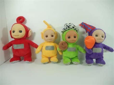 Teletubbies X Soft Plush Bundle Full Set Po Tinky Winky La La Dipsy