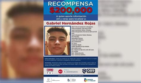 Noticias Codigo 13 Ofrecen 200 Mil Pesos De Recompensa A Quien De Información Sobre Joven