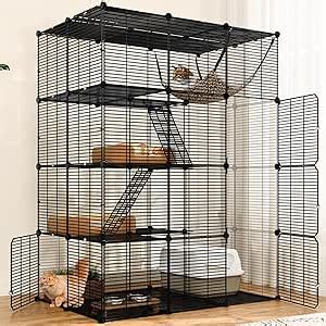 Amazon Yitahome Tier Cat Cage Large With Hammock Outdoor Cat