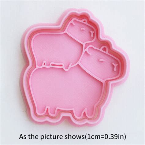 Cartoon Capybara Shaped Cookie Cutter Cute Fondant Biscuit Mold Cake