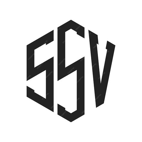 Premium Vector Ssv Logo Design Initial Letter Ssv Monogram Logo Using