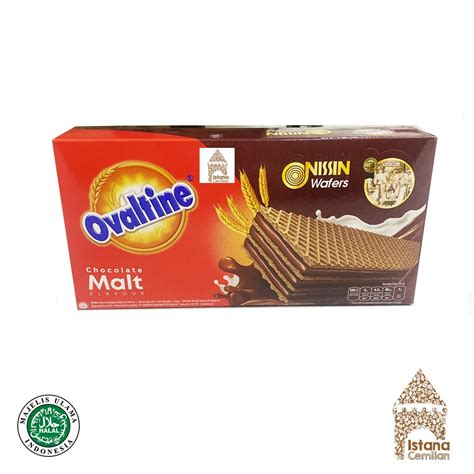 Jual Nissin Ovaltine Wafer Chocolate Malt Gram Shopee Indonesia