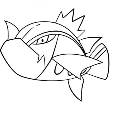 Basculin Gen Pokemon Coloring Page Free Printable Coloring Pages