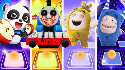 Babybus Thomas The Trainbubbles Oddbodspogo Oddbods Tiles Hop Edm