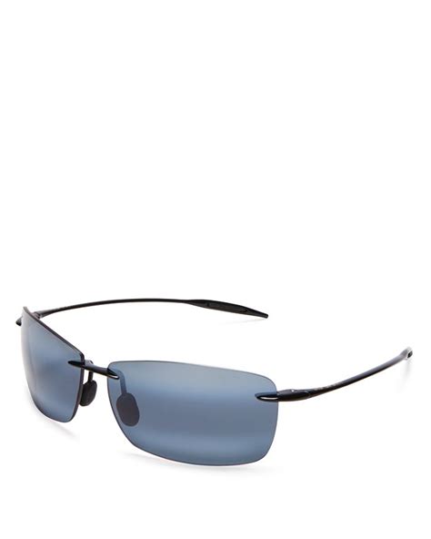 Maui Jim Lighthouse 65mm Polarizedplus2 Rimless Sunglasses - Gloss ...