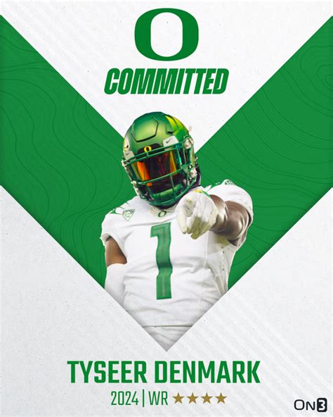 On3 Recruits On Twitter BREAKING 2024 4 Star WR Tyseer Denmark Has