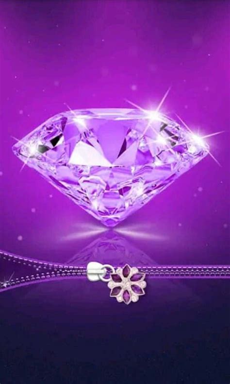 Diamond Wallpaper Iphone Pretty Phone Wallpaper Bling Wallpaper Heart Wallpaper Purple