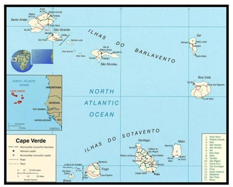 Localização Do Arquipélago De Cabo Verde Fonte Download Scientific Diagram