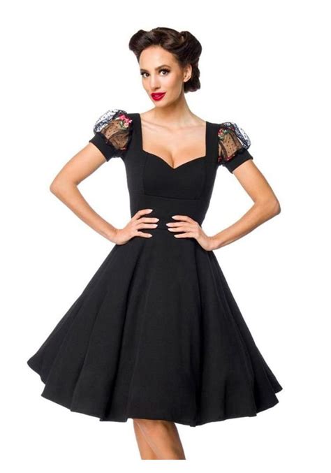 Robe Soirée Rockabilly Pin Up Années 50 Vintage Belsira Jenny Rock