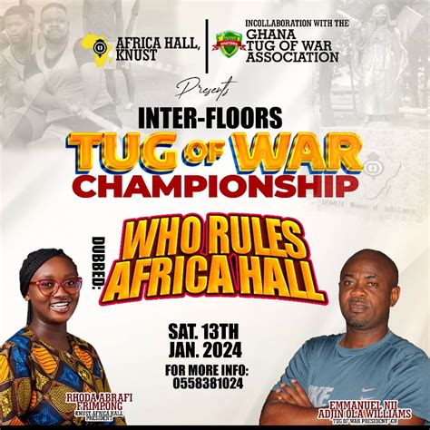 Ghana Tug Of War Association Ghatowa Better Ghana Digest