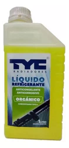 Liquido Refrigerante Concentrado 1 Litro Tyc Color Amarillo En Venta En