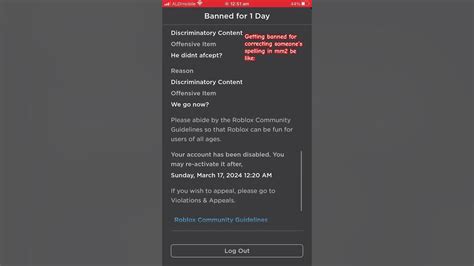 Dumbest Reasons To Get Banned From Roblox Part 6 Mm2 Roblox Banned