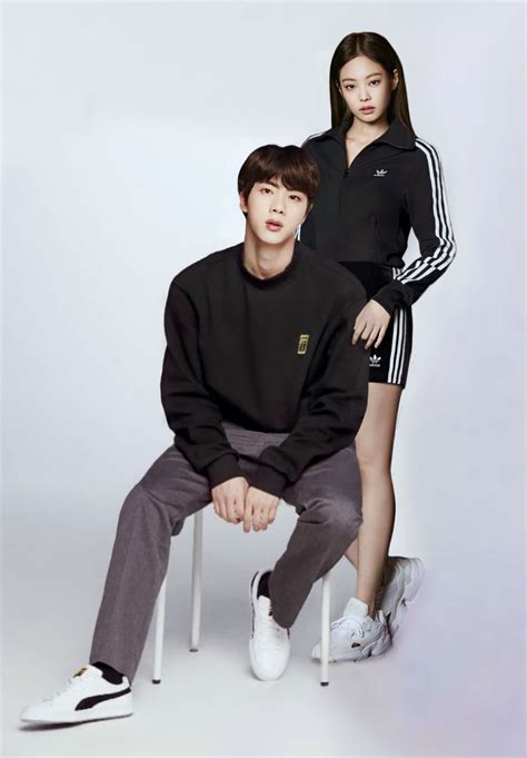 Jin And Jennie Puma X Adidas Jinjen Seoknie Mixed Girls Kim