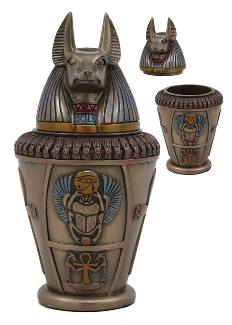 Buy Ebros Ancient Egyptian Gods And Deities Duamutef Canopic Jar Statue